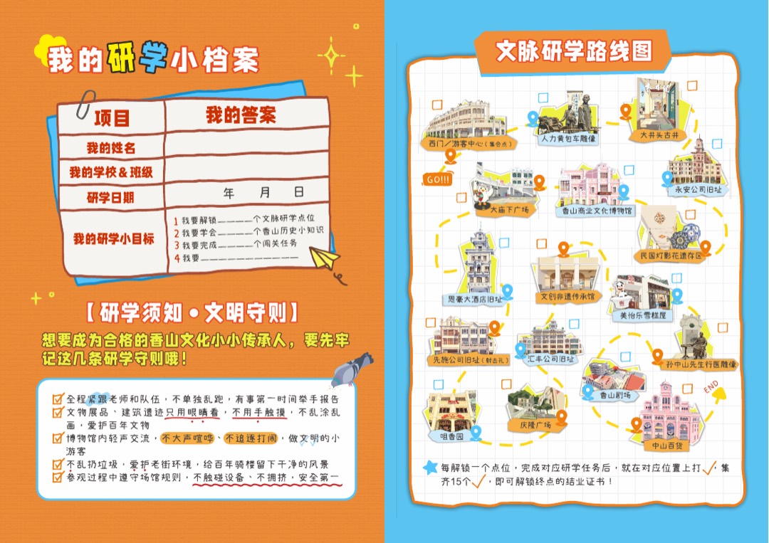 文脉研学路线图